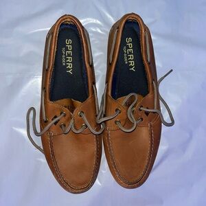 Sperry Men's Tan Leather Boat Shoes